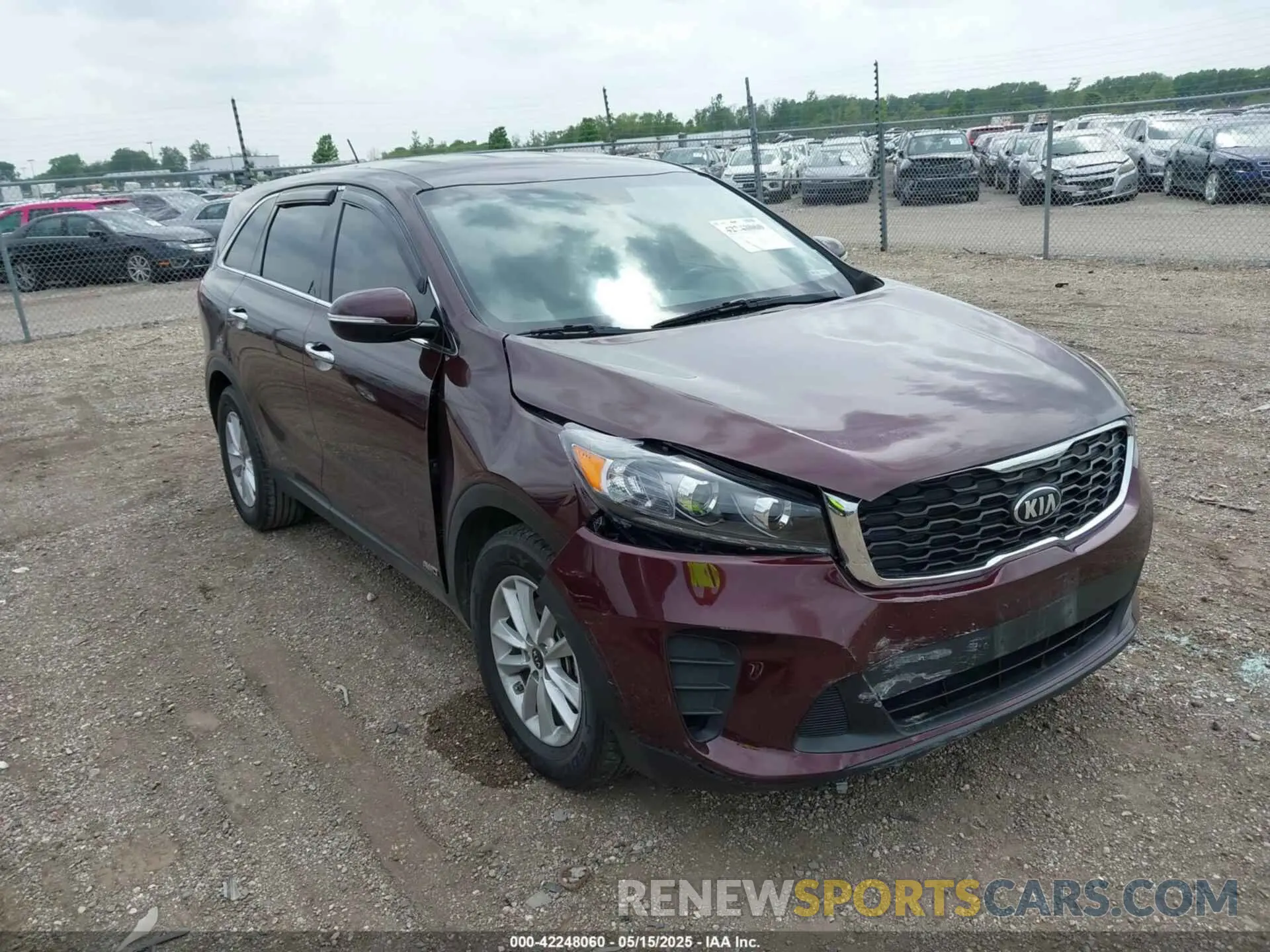 1 fotografías del automóvil dañado 5XYPGDA55KG447576 KIA SORENTO 2019