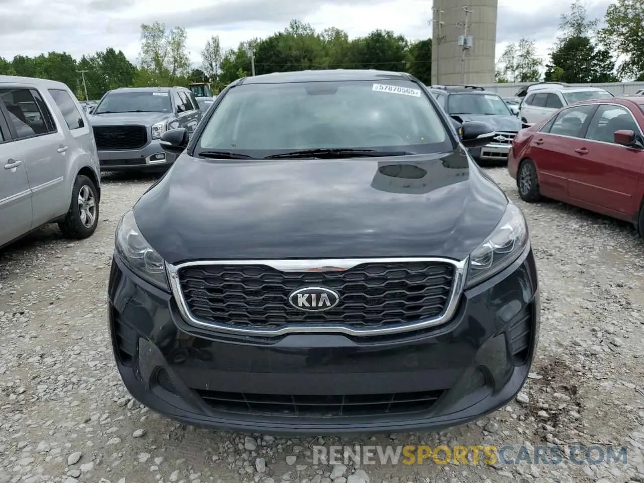 5 fotografías del automóvil dañado 5XYPGDA55KG505878 KIA SORENTO 2019