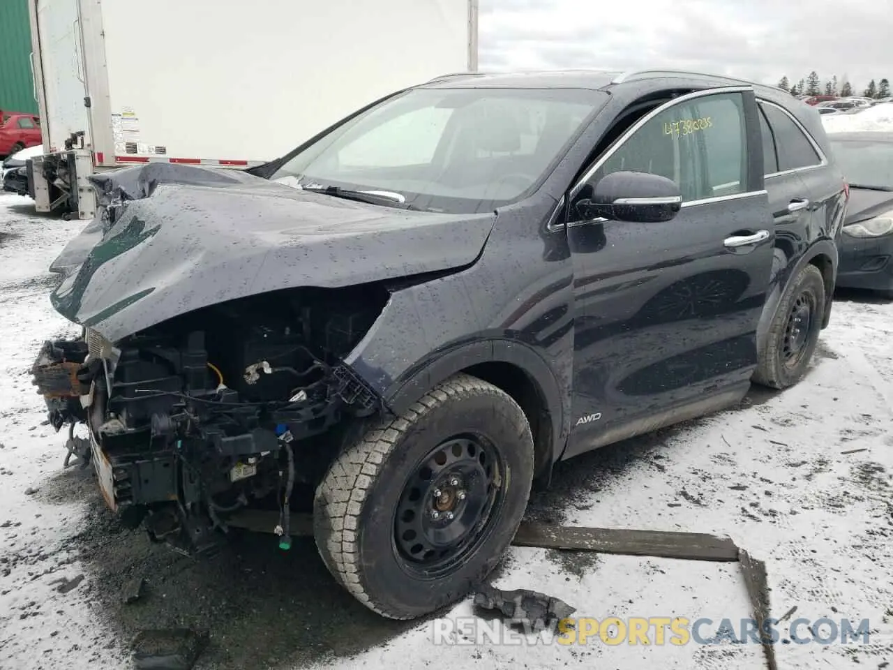 1 fotografías del automóvil dañado 5XYPGDA55KG549699 KIA SORENTO 2019