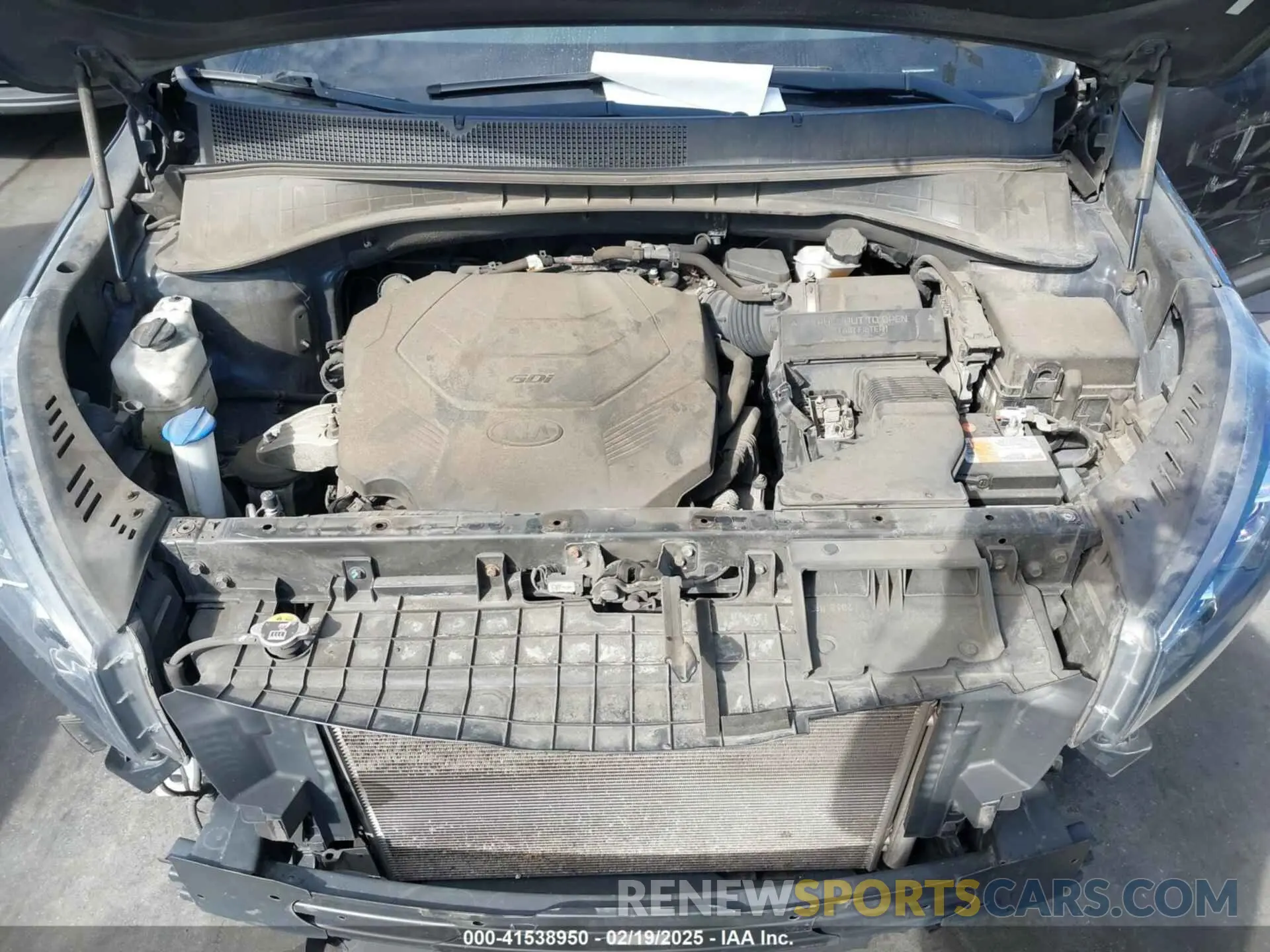 10 fotografías del automóvil dañado 5XYPGDA55KG553235 KIA SORENTO 2019