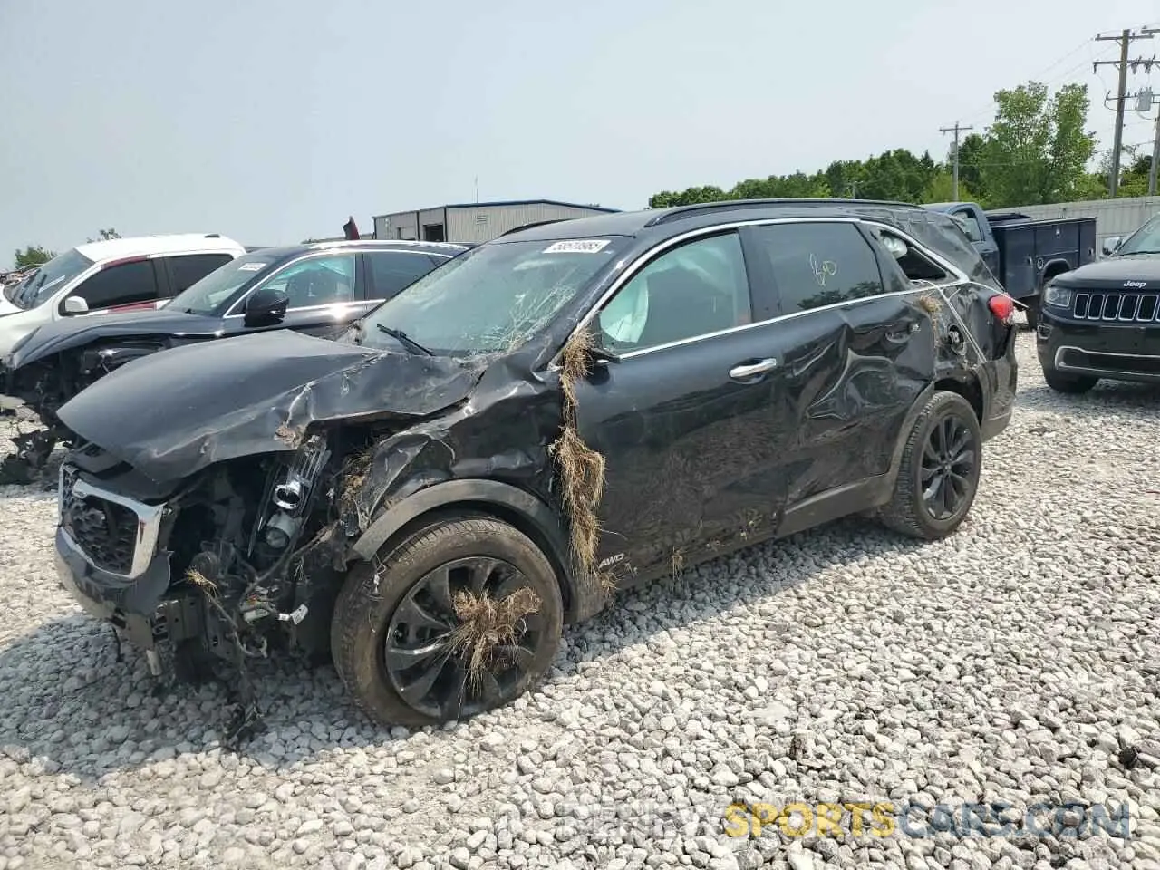 1 fotografías del automóvil dañado 5XYPGDA55KG583531 KIA SORENTO 2019