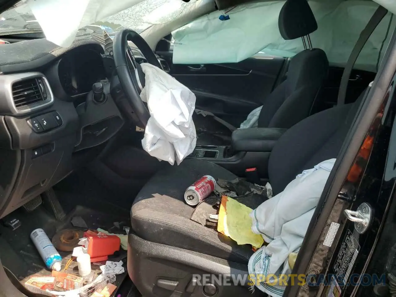 7 fotografías del automóvil dañado 5XYPGDA55KG583531 KIA SORENTO 2019