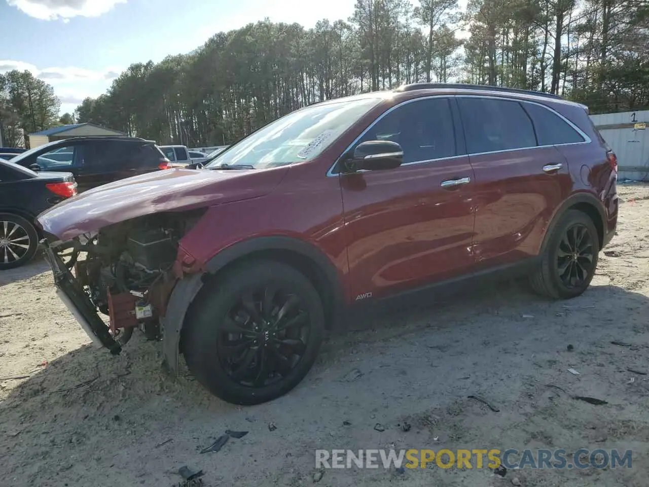1 fotografías del automóvil dañado 5XYPGDA57KG584678 KIA SORENTO 2019
