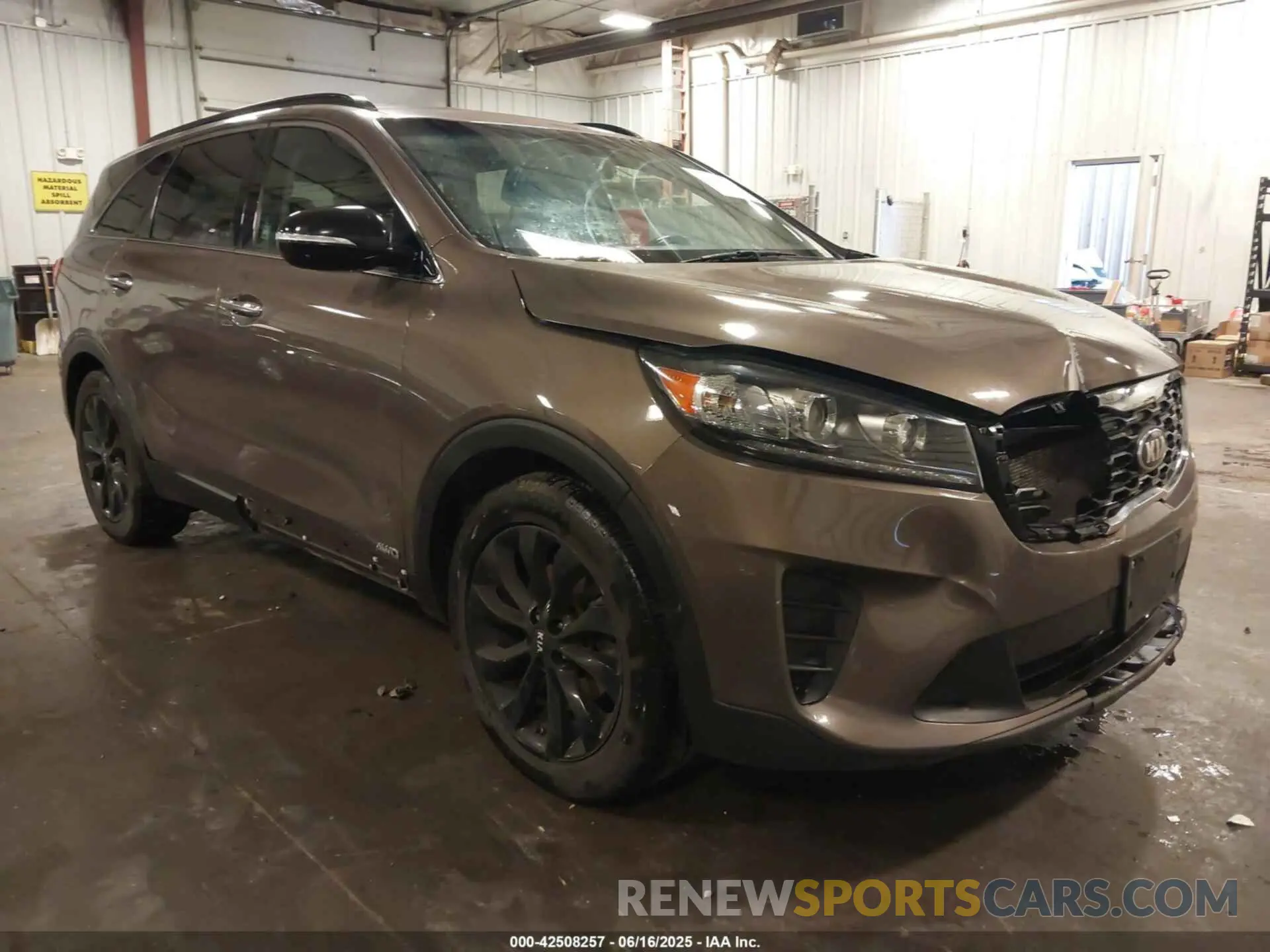 1 fotografías del automóvil dañado 5XYPGDA58KG588030 KIA SORENTO 2019