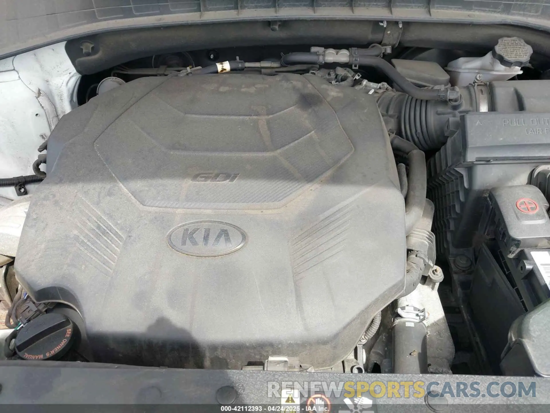 10 fotografías del automóvil dañado 5XYPGDA59KG440713 KIA SORENTO 2019