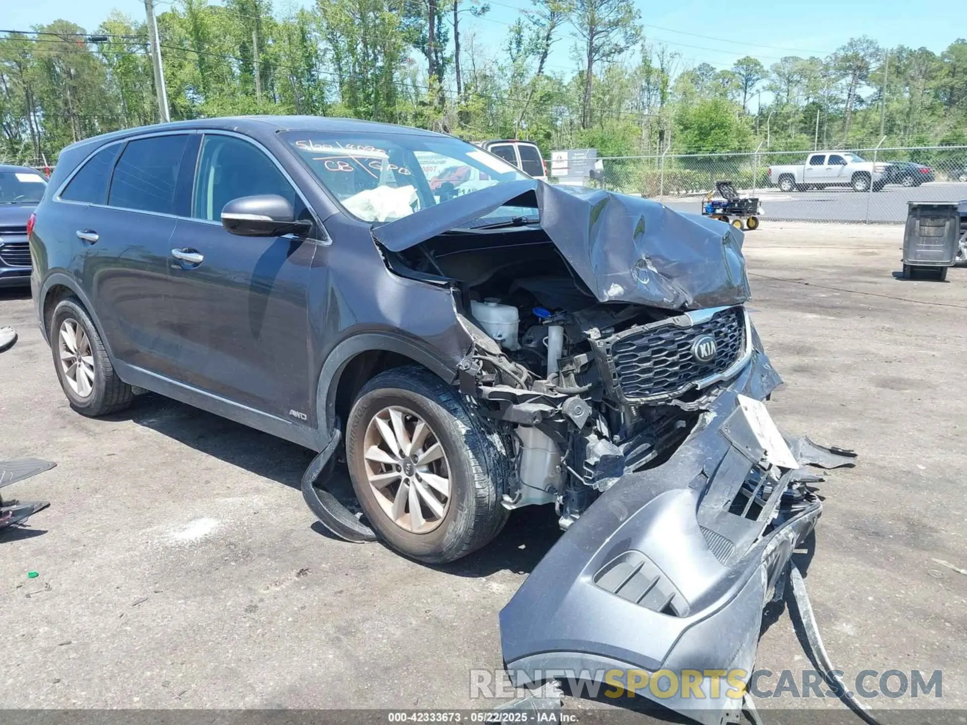 1 fotografías del automóvil dañado 5XYPGDA59KG448942 KIA SORENTO 2019