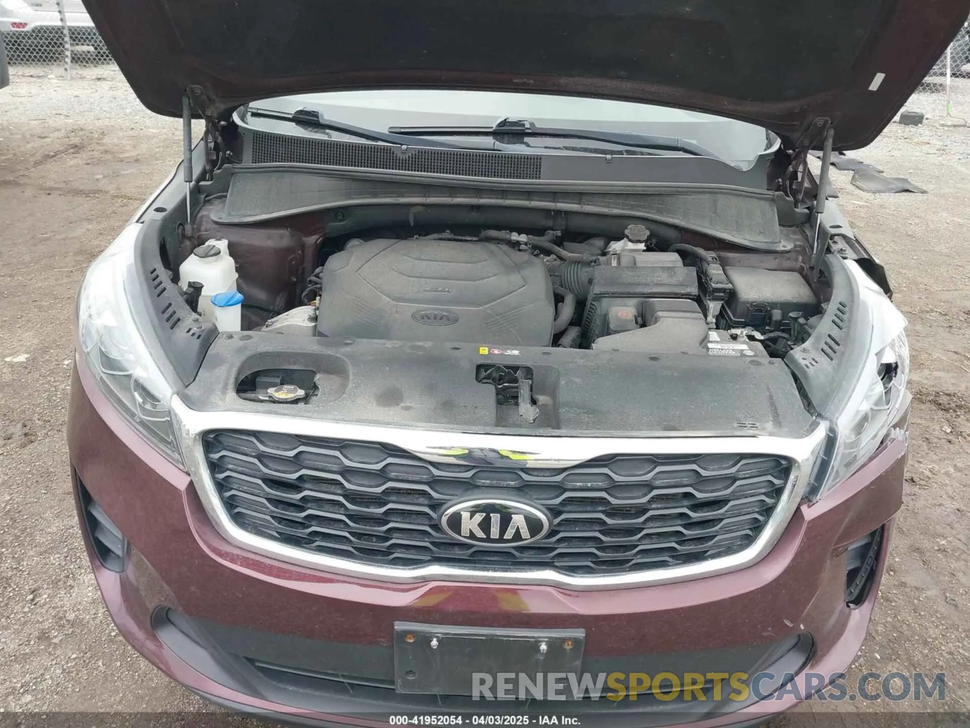 10 fotografías del automóvil dañado 5XYPGDA59KG488583 KIA SORENTO 2019