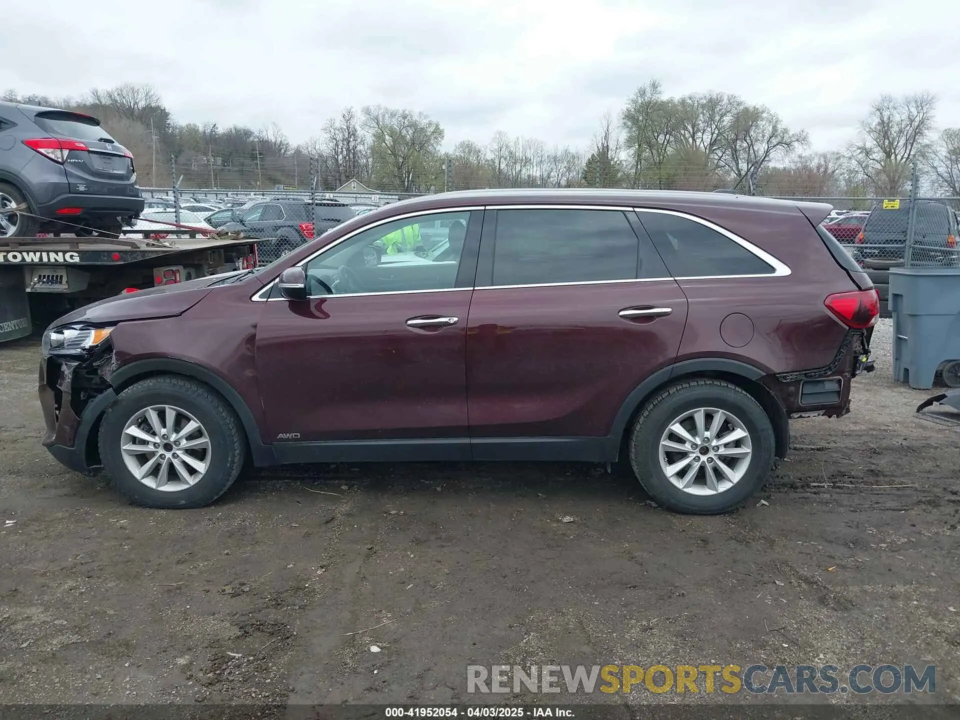 14 fotografías del automóvil dañado 5XYPGDA59KG488583 KIA SORENTO 2019