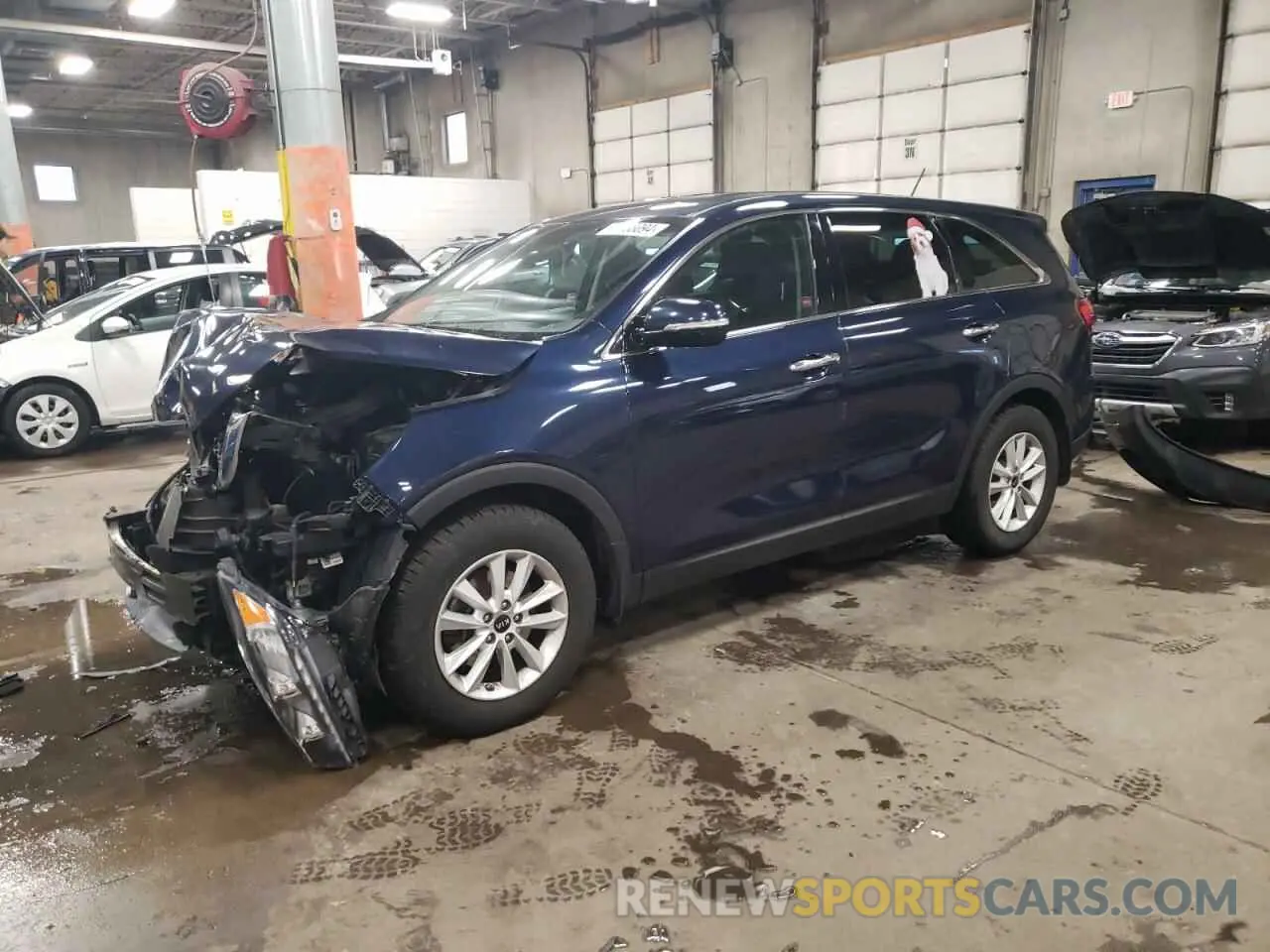 1 fotografías del automóvil dañado 5XYPGDA59KG549284 KIA SORENTO 2019