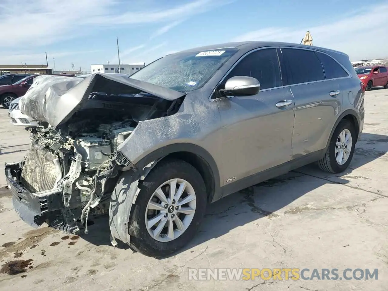 1 fotografías del automóvil dañado 5XYPGDA5XKG466611 KIA SORENTO 2019