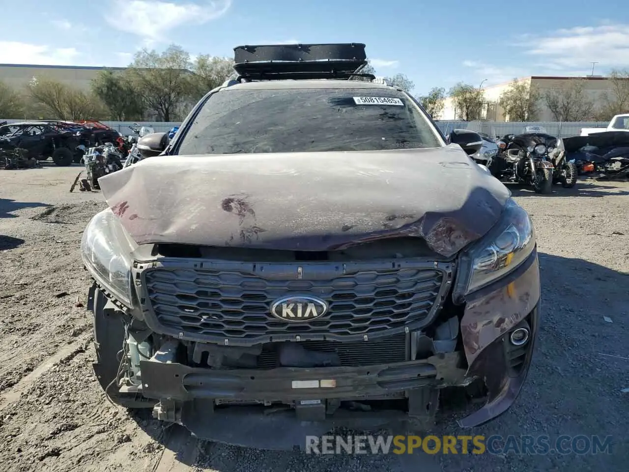 5 fotografías del automóvil dañado 5XYPH4A50KG454223 KIA SORENTO 2019