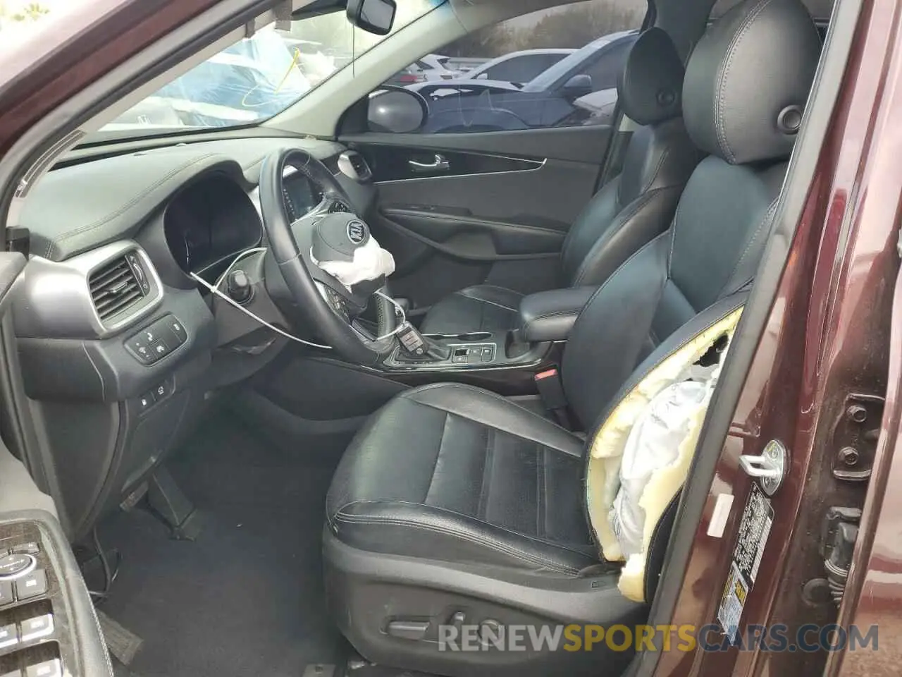 7 fotografías del automóvil dañado 5XYPH4A50KG454223 KIA SORENTO 2019