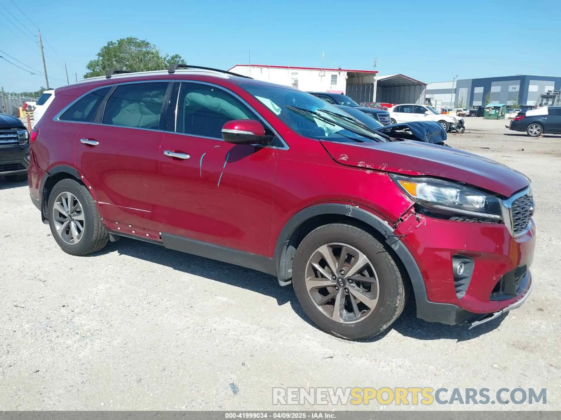 1 fotografías del automóvil dañado 5XYPH4A50KG464007 KIA SORENTO 2019