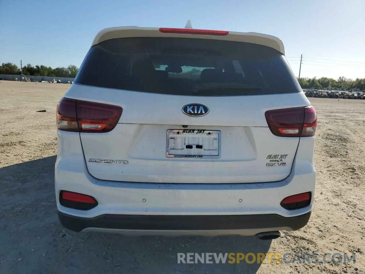 6 fotografías del automóvil dañado 5XYPH4A50KG500858 KIA SORENTO 2019