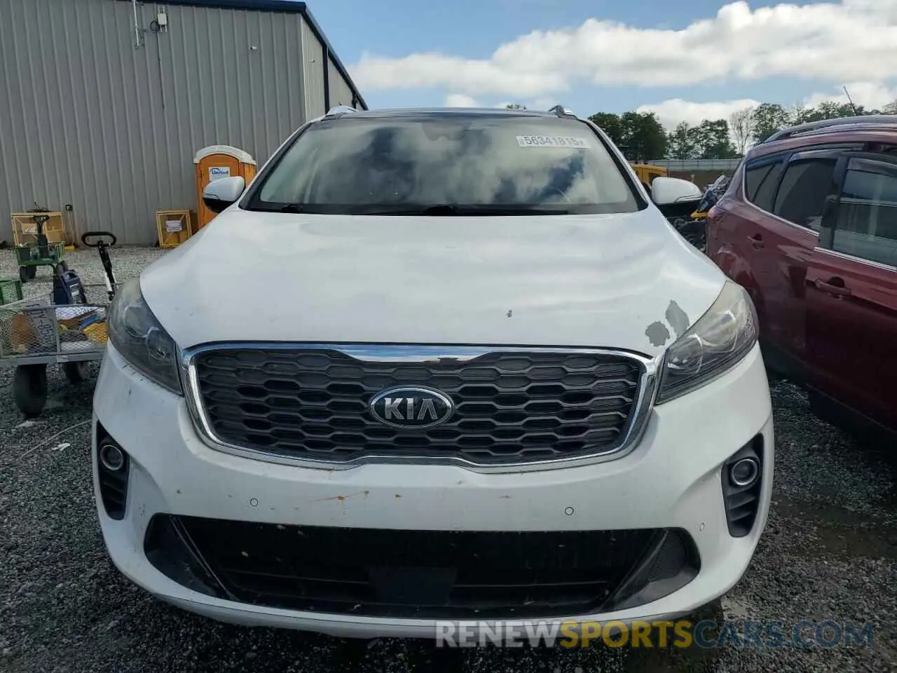 5 fotografías del automóvil dañado 5XYPH4A50KG501119 KIA SORENTO 2019