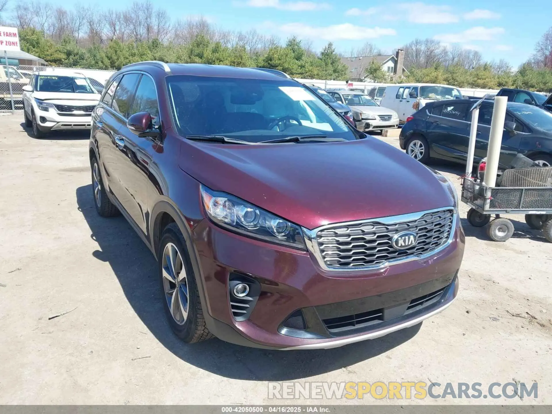1 fotografías del automóvil dañado 5XYPH4A50KG512914 KIA SORENTO 2019