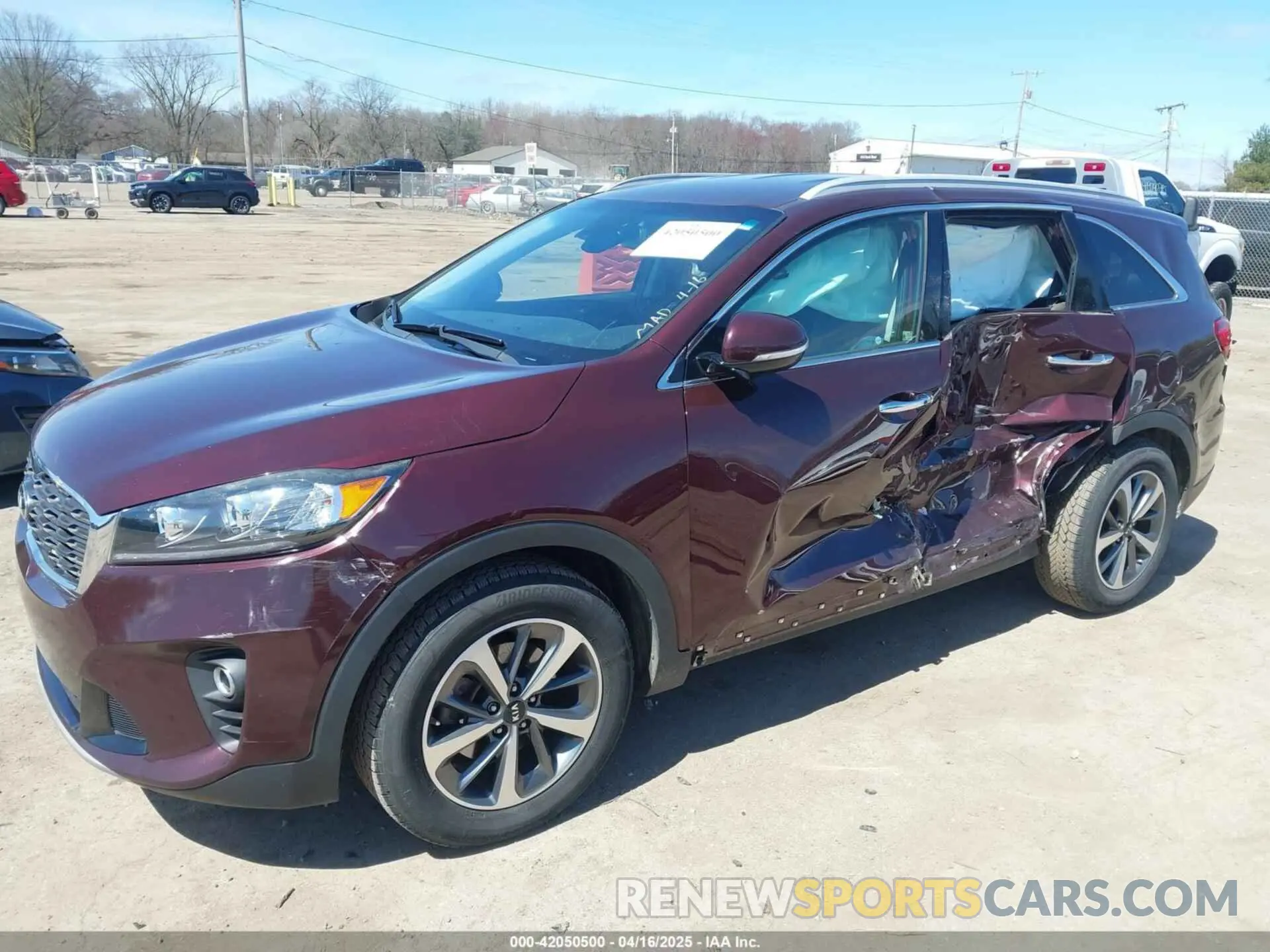 6 fotografías del automóvil dañado 5XYPH4A50KG512914 KIA SORENTO 2019