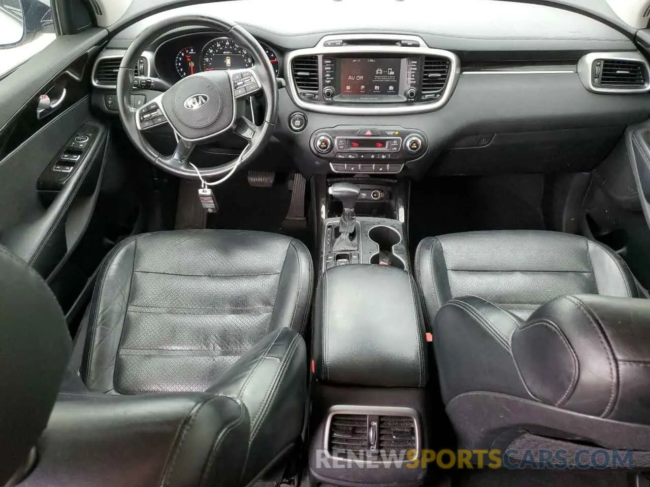 8 fotografías del automóvil dañado 5XYPH4A53KG536768 KIA SORENTO 2019