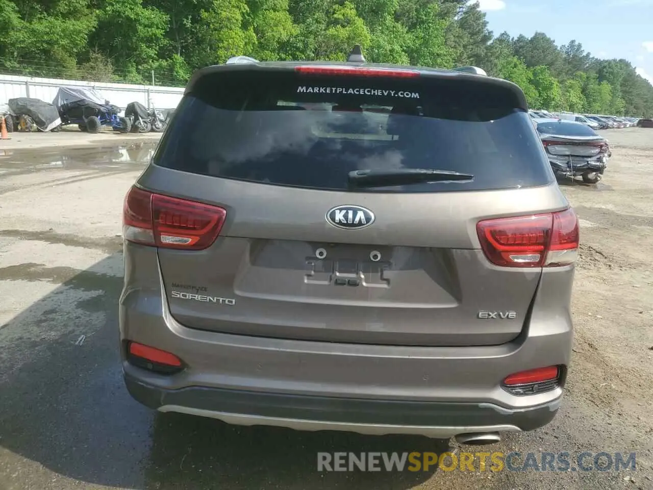 6 fotografías del automóvil dañado 5XYPH4A54KG532678 KIA SORENTO 2019