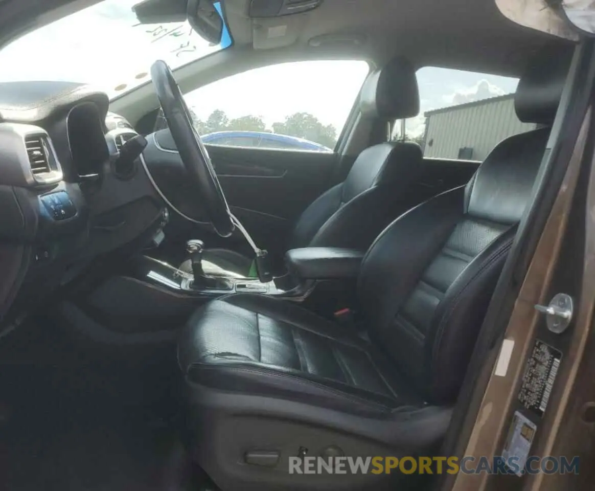 7 fotografías del automóvil dañado 5XYPH4A54KG532678 KIA SORENTO 2019
