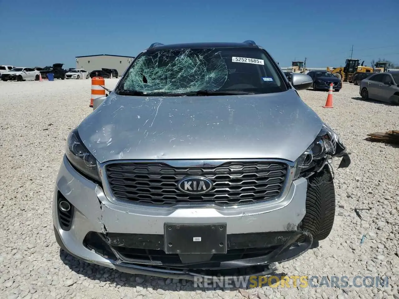 5 fotografías del automóvil dañado 5XYPH4A54KG608397 KIA SORENTO 2019