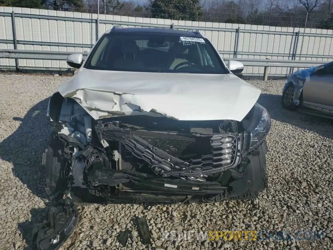 5 fotografías del automóvil dañado 5XYPH4A55KG499870 KIA SORENTO 2019