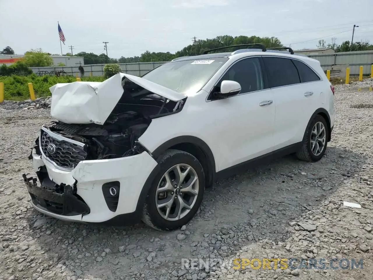1 fotografías del automóvil dañado 5XYPH4A55KG590640 KIA SORENTO 2019