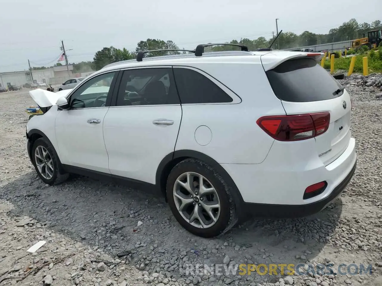 2 fotografías del automóvil dañado 5XYPH4A55KG590640 KIA SORENTO 2019
