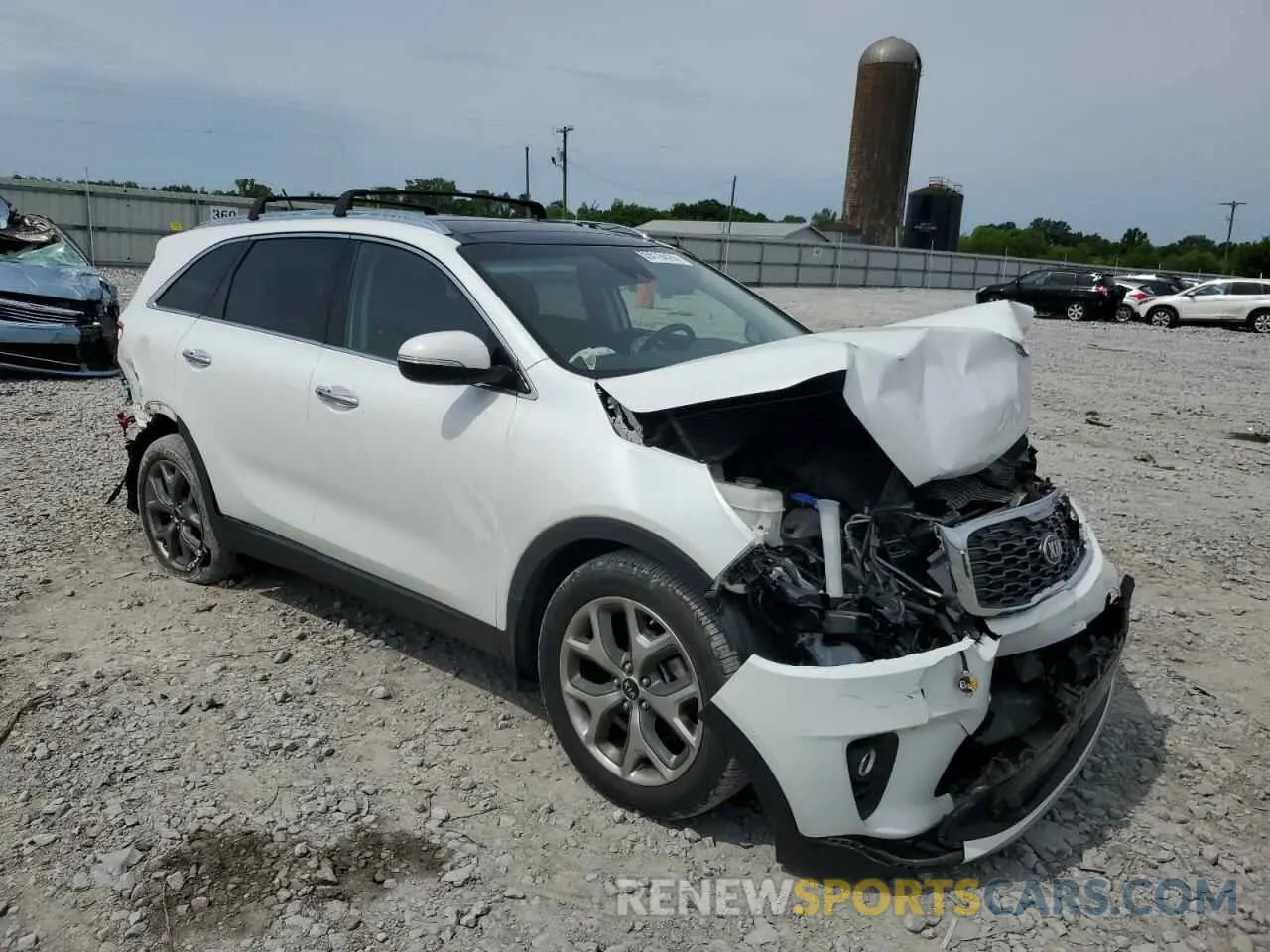 4 fotografías del automóvil dañado 5XYPH4A55KG590640 KIA SORENTO 2019