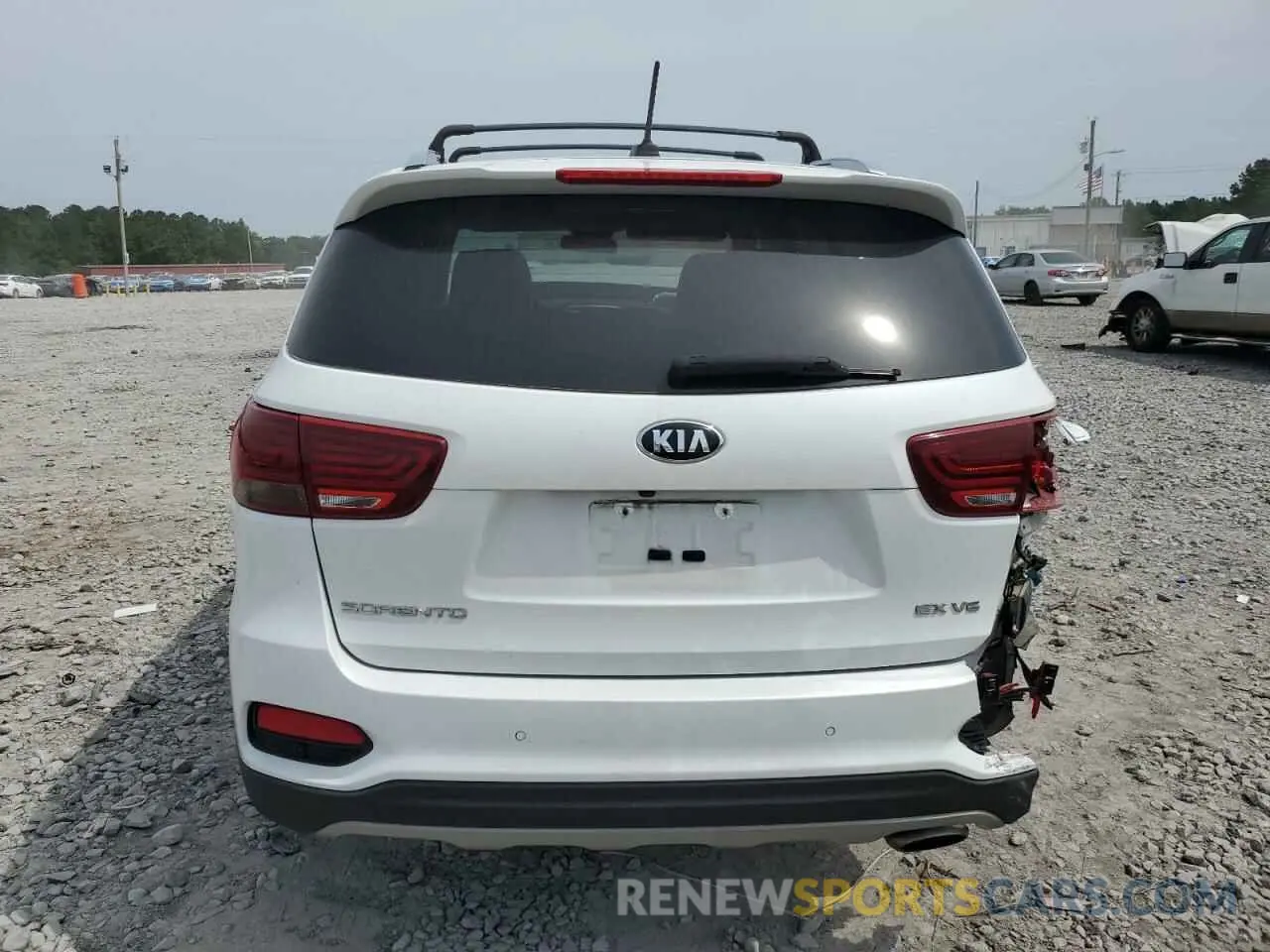 6 fotografías del automóvil dañado 5XYPH4A55KG590640 KIA SORENTO 2019