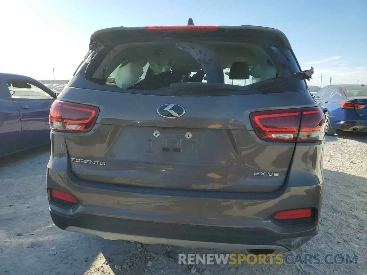 6 fotografías del automóvil dañado 5XYPH4A57KG498980 KIA SORENTO 2019