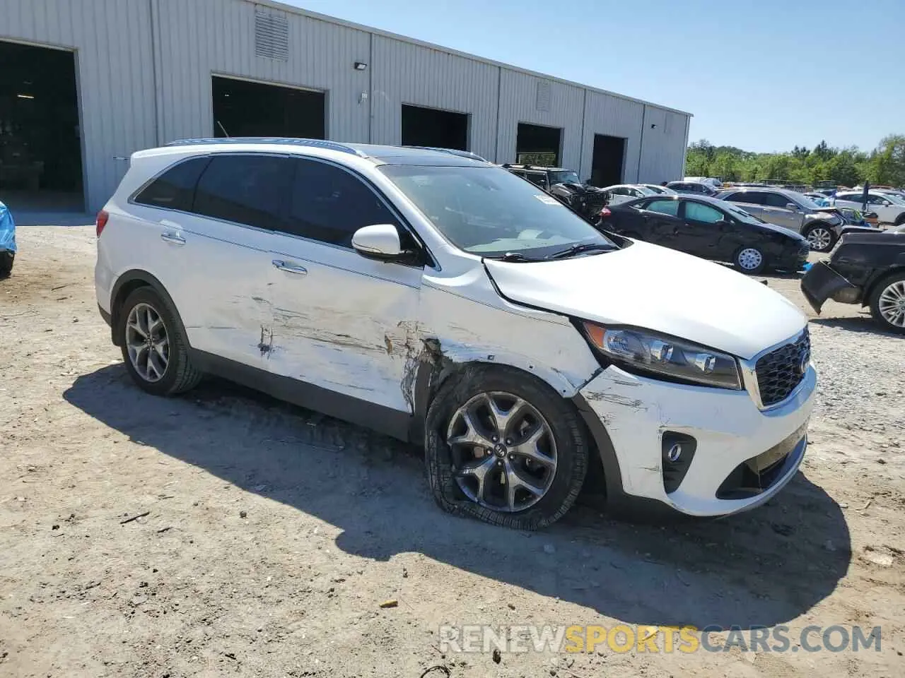 4 fotografías del automóvil dañado 5XYPH4A57KG609835 KIA SORENTO 2019