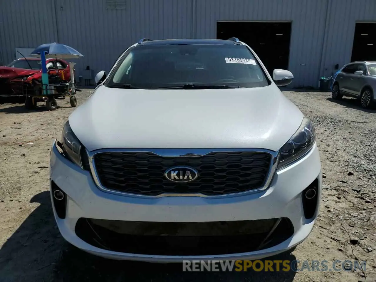 5 fotografías del automóvil dañado 5XYPH4A57KG609835 KIA SORENTO 2019