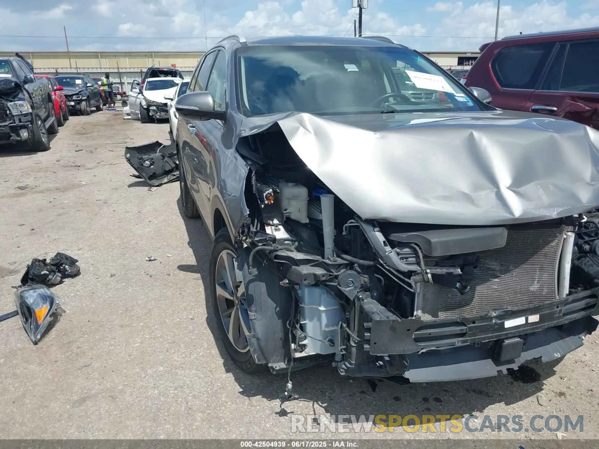 1 fotografías del automóvil dañado 5XYPH4A5XKG470607 KIA SORENTO 2019