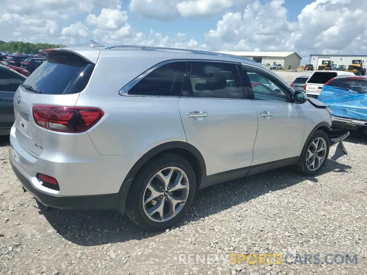3 fotografías del automóvil dañado 5XYPHDA50KG597608 KIA SORENTO 2019