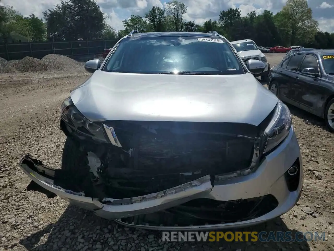 5 fotografías del automóvil dañado 5XYPHDA50KG597608 KIA SORENTO 2019