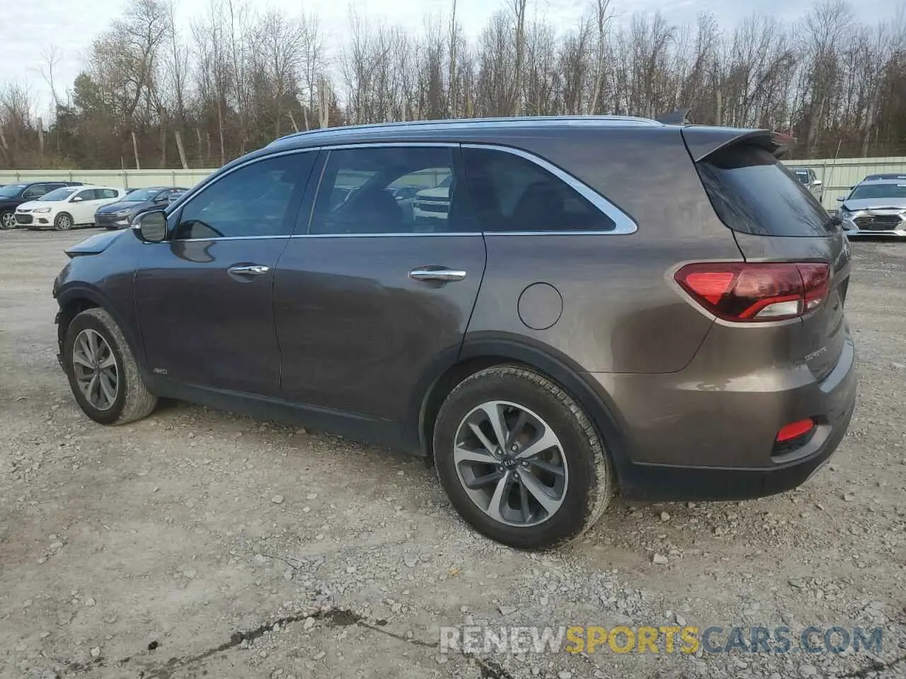 2 fotografías del automóvil dañado 5XYPHDA51KG509343 KIA SORENTO 2019