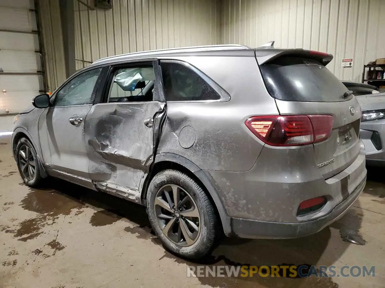 2 fotografías del automóvil dañado 5XYPHDA52KG438332 KIA SORENTO 2019
