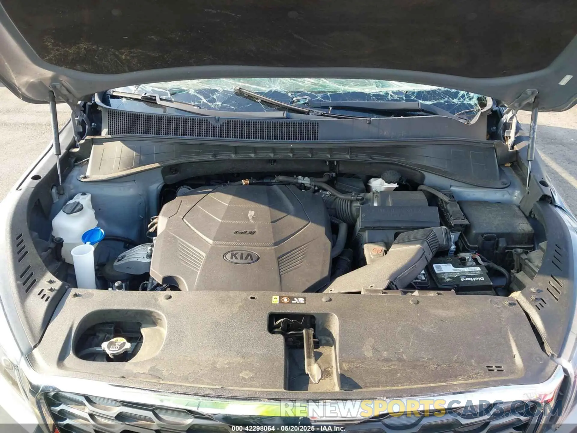 10 fotografías del automóvil dañado 5XYPHDA52KG602789 KIA SORENTO 2019