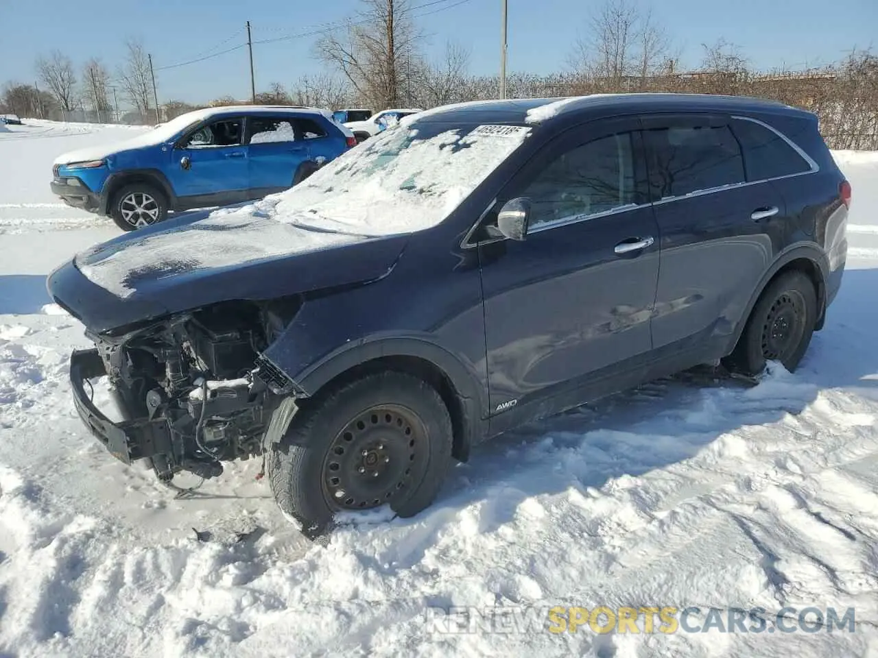 1 fotografías del automóvil dañado 5XYPHDA53KG492075 KIA SORENTO 2019