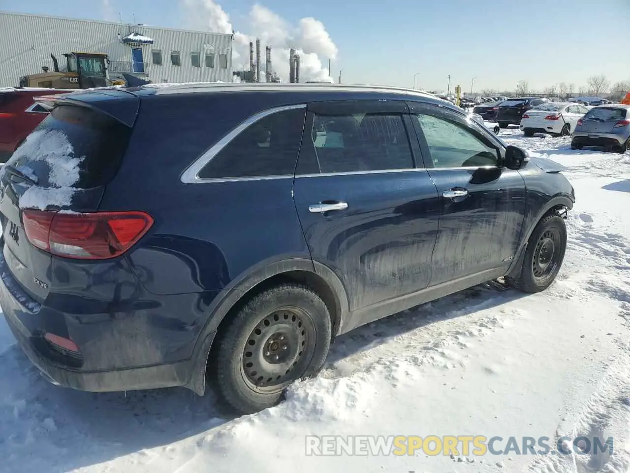 3 fotografías del automóvil dañado 5XYPHDA53KG492075 KIA SORENTO 2019