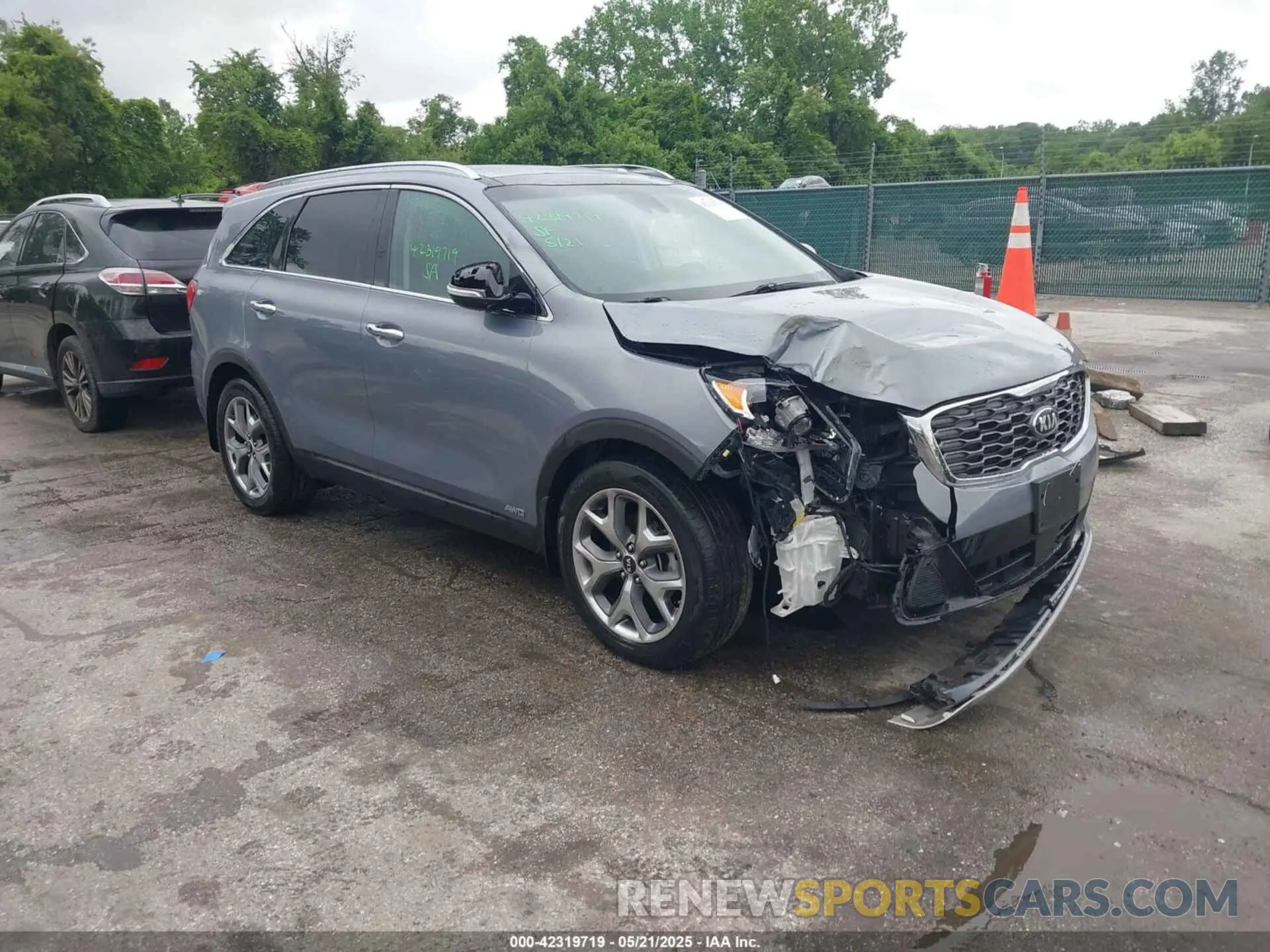 1 fotografías del automóvil dañado 5XYPHDA53KG604860 KIA SORENTO 2019