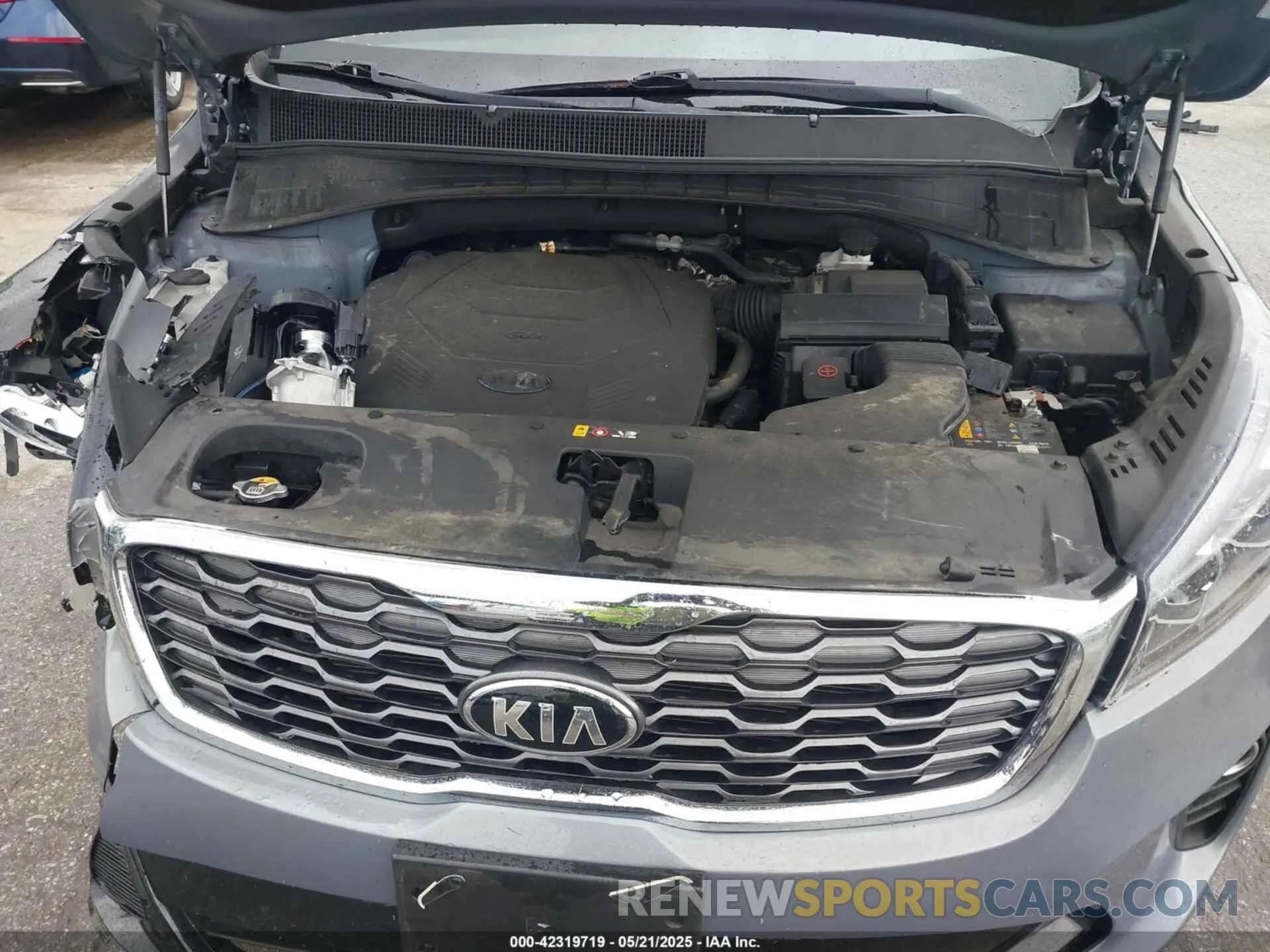 10 fotografías del automóvil dañado 5XYPHDA53KG604860 KIA SORENTO 2019