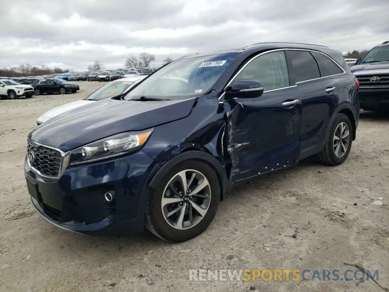 1 fotografías del automóvil dañado 5XYPHDA54KG463085 KIA SORENTO 2019