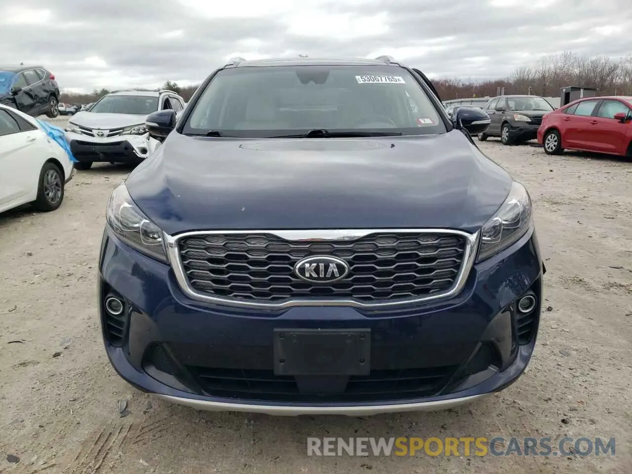 5 fotografías del automóvil dañado 5XYPHDA54KG463085 KIA SORENTO 2019