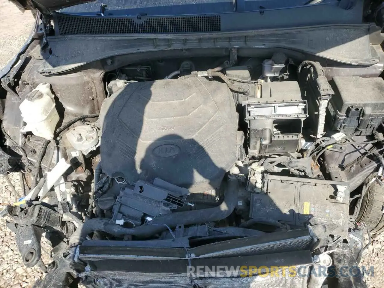 12 fotografías del automóvil dañado 5XYPHDA59KG448467 KIA SORENTO 2019