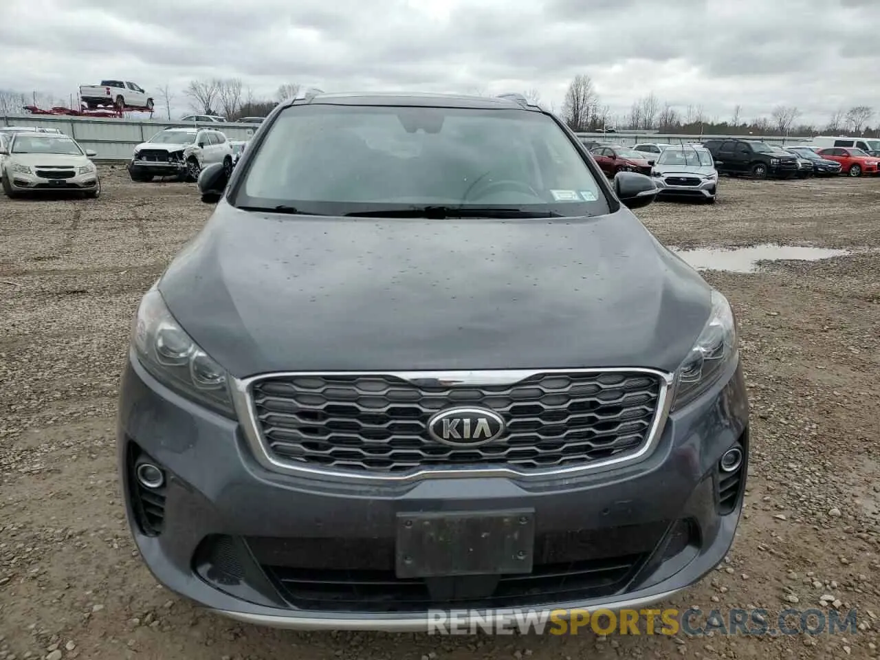 5 fotografías del automóvil dañado 5XYPHDA59KG515200 KIA SORENTO 2019