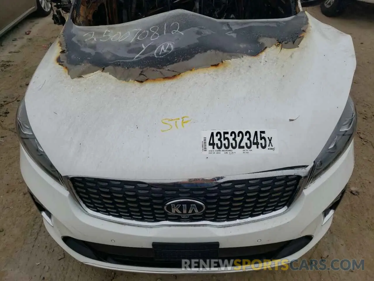 11 fotografías del automóvil dañado 5XYPK4A50KG473341 KIA SORENTO 2019