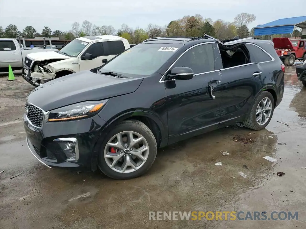 1 fotografías del automóvil dañado 5XYPK4A51KG454040 KIA SORENTO 2019