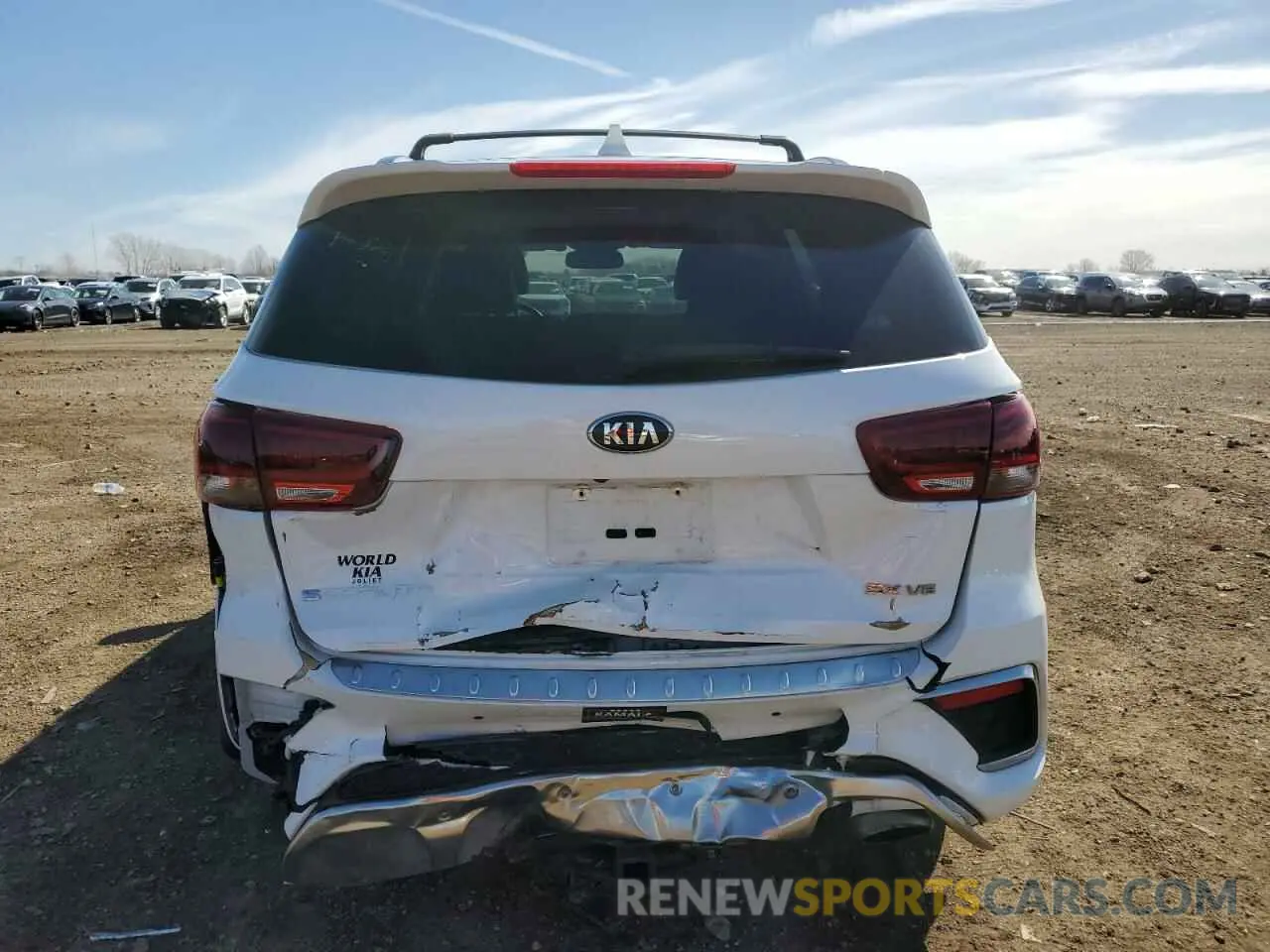 6 fotografías del automóvil dañado 5XYPK4A52KG460929 KIA SORENTO 2019